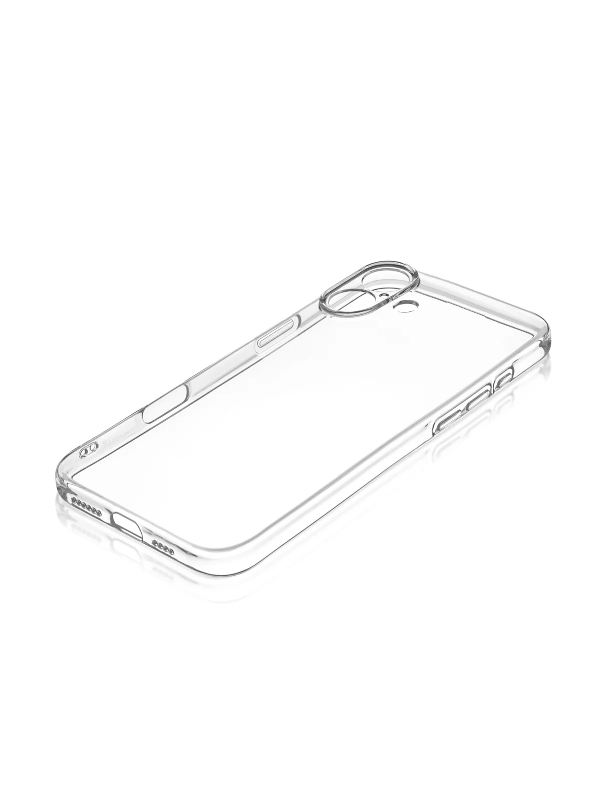Прозрачный чехол для Apple iPhone 16 Plus силиконовый ROSCO прозрачный с бортиком защитой камер