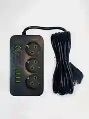 Сетевой фильтр HG-2503 3 розетки 3м + 4USB+PD черный
