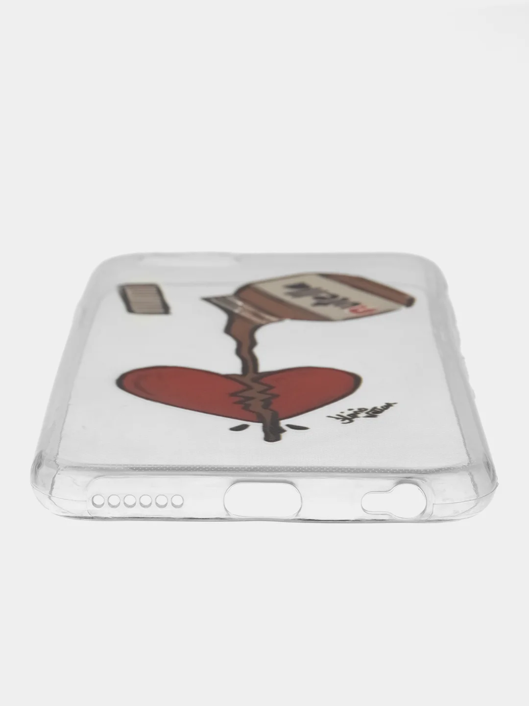 Прозрачный чехол с рисунком Nutella для iPhone 6 / 6s