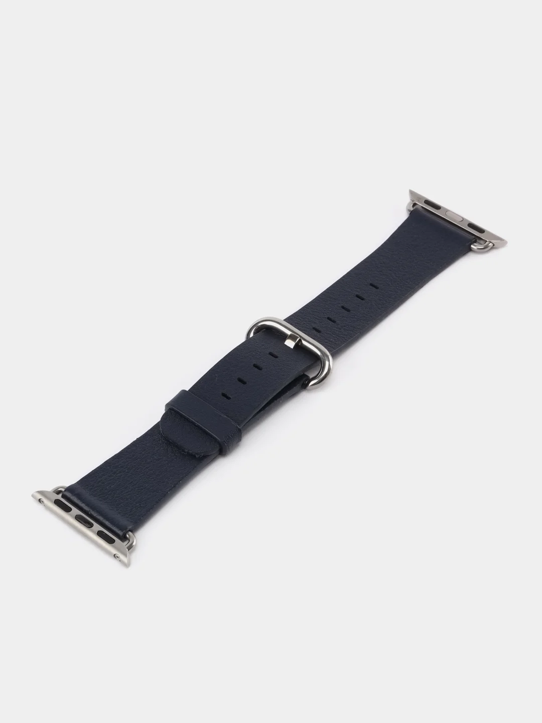Синий кожаный ремешок для Apple Watch 38mm