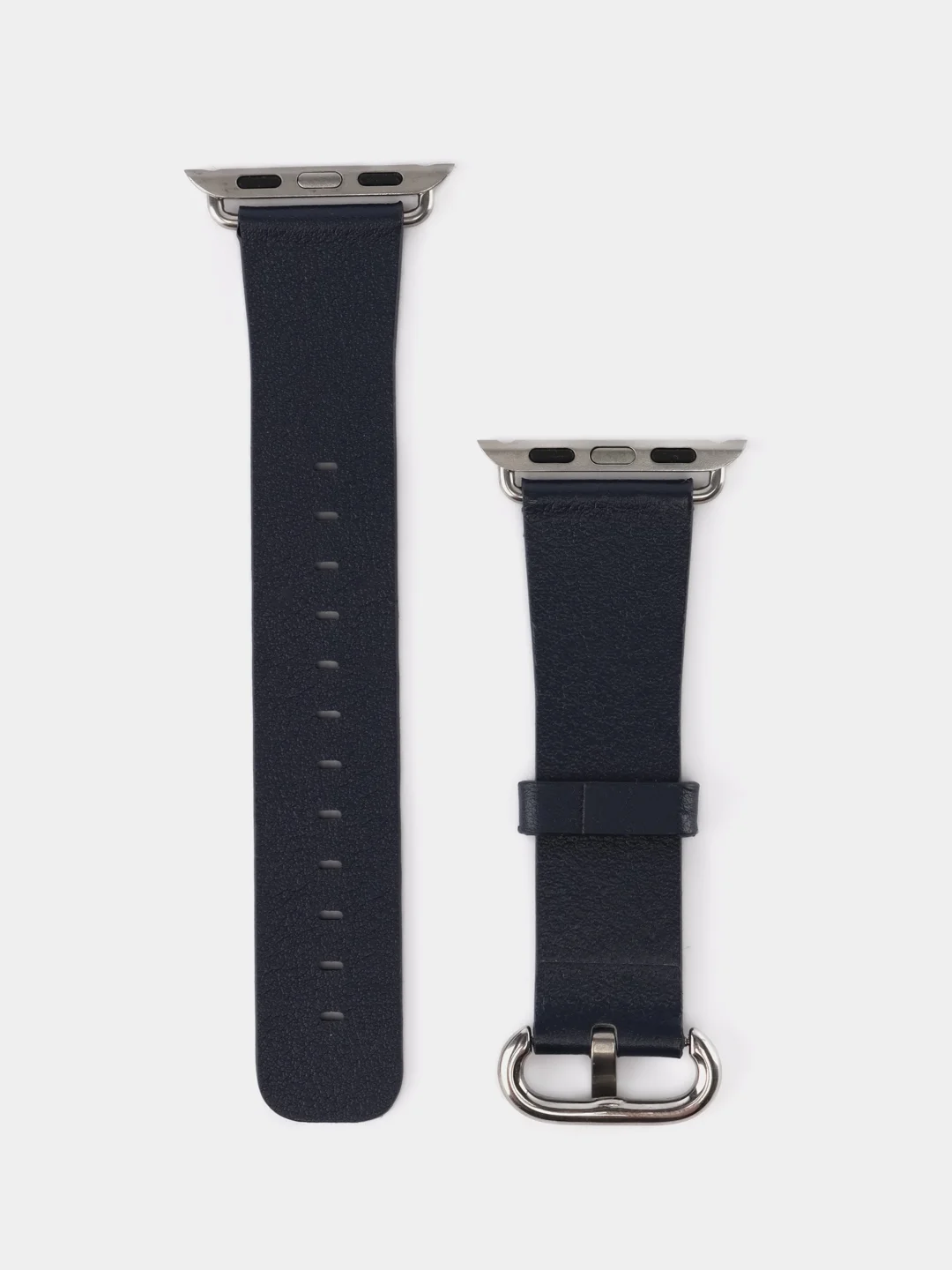 Синий кожаный ремешок для Apple Watch 38mm