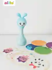 Голубой интерактивная музыкальная игрушка Малышарик Крошик alilo R1