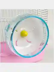 Белый беговое колесо для хомяка, грызунов, бесшумное