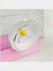 Белый беговое колесо для хомяка, грызунов, бесшумное