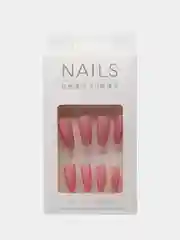 Розовый накладные ногти