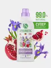 Кондиционер для белья Synergetic "Нежный ирис и гранат", биоразлагаемый, 750 мл
