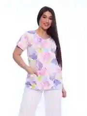 Розовый футболка женская с карманами
