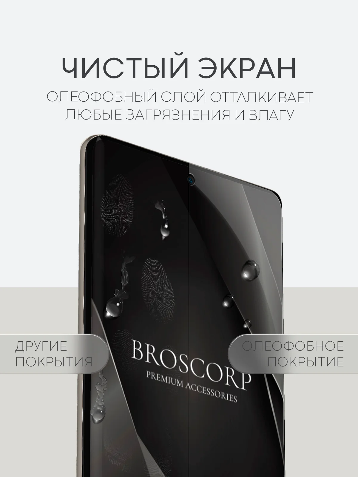 Прозрачный 1-2 шт защитная плёнка для Honor 70 гидрогелевая BROSCORP прозрачная тонкая, не стекло