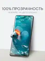 Прозрачный 1-2 шт защитная плёнка для Honor 70 гидрогелевая BROSCORP прозрачная тонкая, не стекло