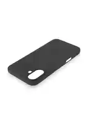 Черный чехол для Apple iPhone 16, Pro, Max, Plus силиконовый BROSCORP матовый/ прозрачный тонкий