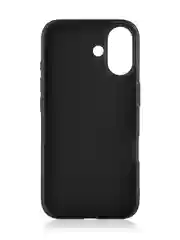 Черный чехол для Apple iPhone 16, Pro, Max, Plus силиконовый BROSCORP матовый/ прозрачный тонкий