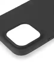 Черный чехол для Apple iPhone 16, Pro, Max, Plus силиконовый BROSCORP матовый/ прозрачный тонкий