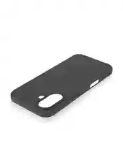 Черный чехол для Apple iPhone 16, Pro, Max, Plus силиконовый BROSCORP матовый/ прозрачный тонкий