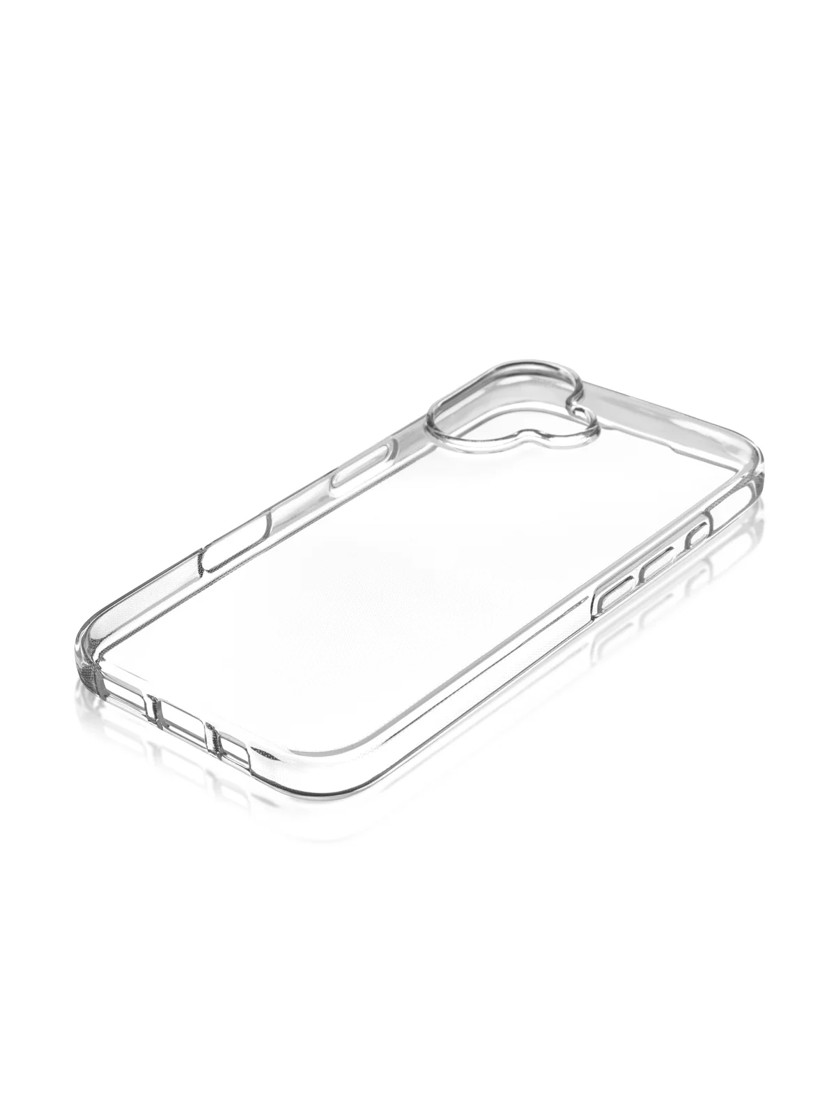 Прозрачный чехол для Apple iPhone 16, Pro, Max, Plus силиконовый BROSCORP матовый/ прозрачный тонкий