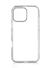 Прозрачный чехол для Apple iPhone 16, Pro, Max, Plus силиконовый BROSCORP матовый/ прозрачный тонкий
