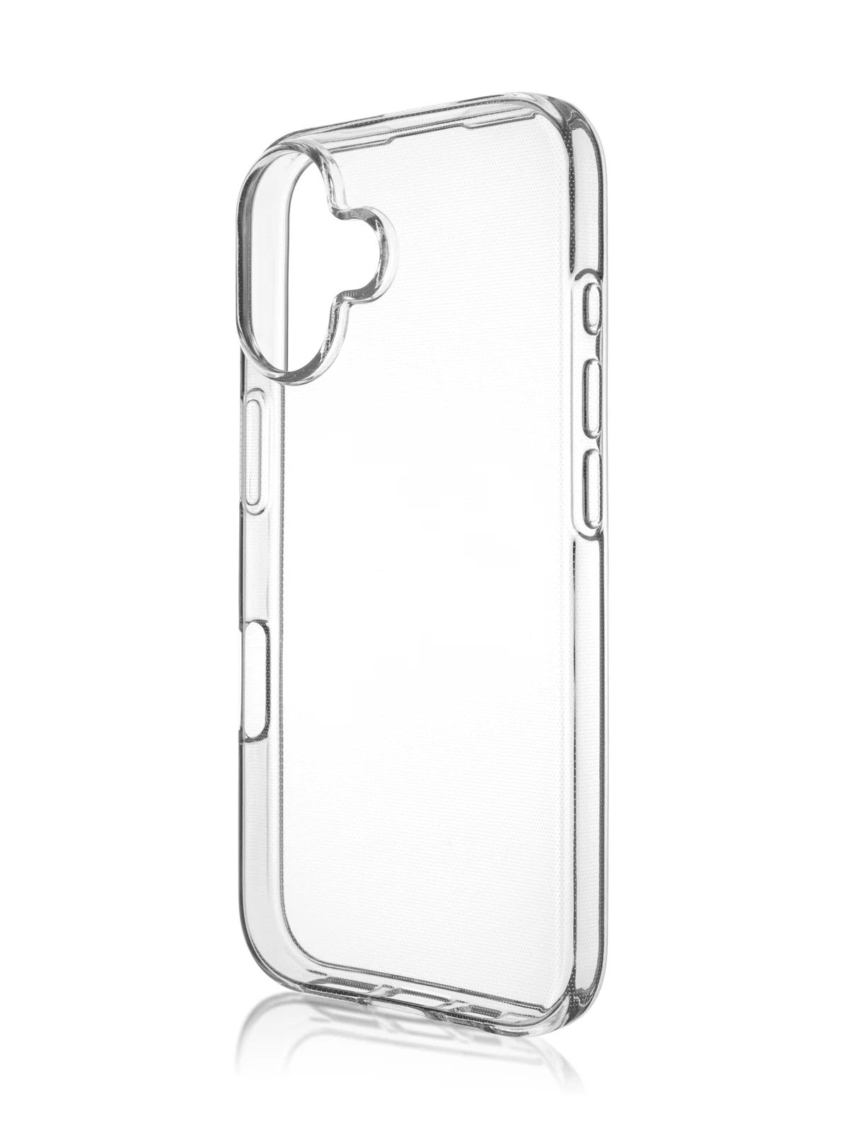 Прозрачный чехол для Apple iPhone 16, Pro, Max, Plus силиконовый BROSCORP матовый/ прозрачный тонкий