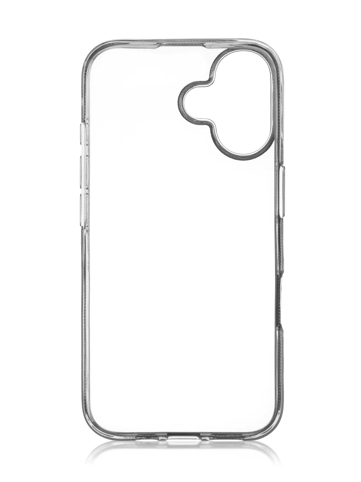 Прозрачный чехол для Apple iPhone 16, Pro, Max, Plus силиконовый BROSCORP матовый/ прозрачный тонкий