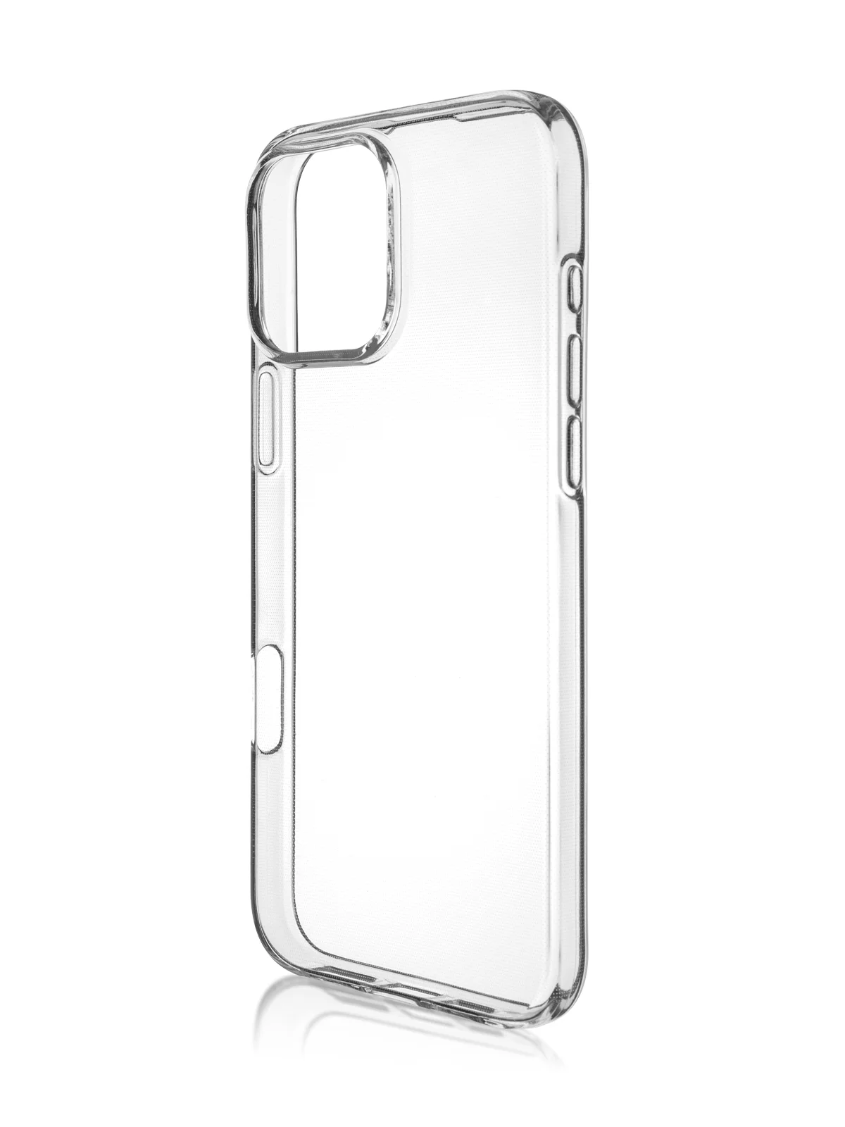 Прозрачный чехол для Apple iPhone 16, Pro, Max, Plus силиконовый BROSCORP матовый/ прозрачный тонкий