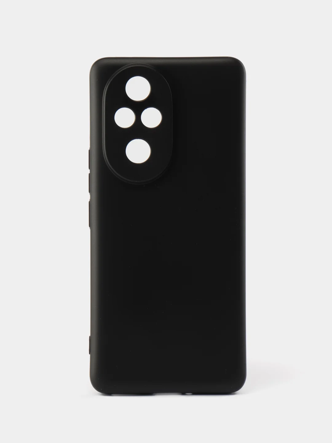 Чехол Honor 200 Pro черный, силиконовый, матовый