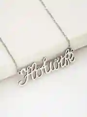 Серебряный подвеска сексвайф хотвайф куколд чокер SEXWIFE цепочка ГОРЯЧАЯ ЖЕНА фаллос страпон БДСМ