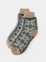 Серый носки теплые мужские, шерстяные, вязаные, зимние