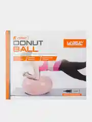 Розовый мяч LiveUp для фитнеса Пончик LS3567
