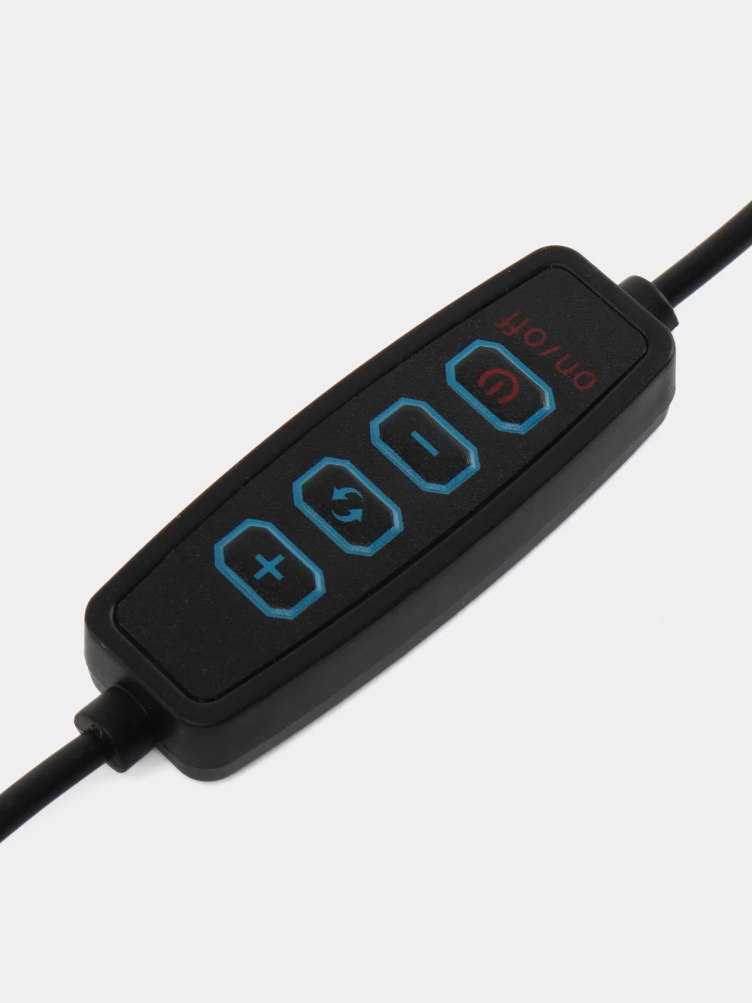 Светодиодная кольцевая лампа на штативе, 10" (26 см), 20 Вт, 3 режима, USB