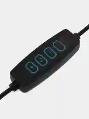 Светодиодная кольцевая лампа на штативе, 10" (26 см), 20 Вт, 3 режима, USB