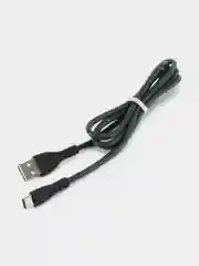 Тёмно-зелёный силиконовый кабель для телефона Type-C USB, провод зарядный, шнур юсб тайпси