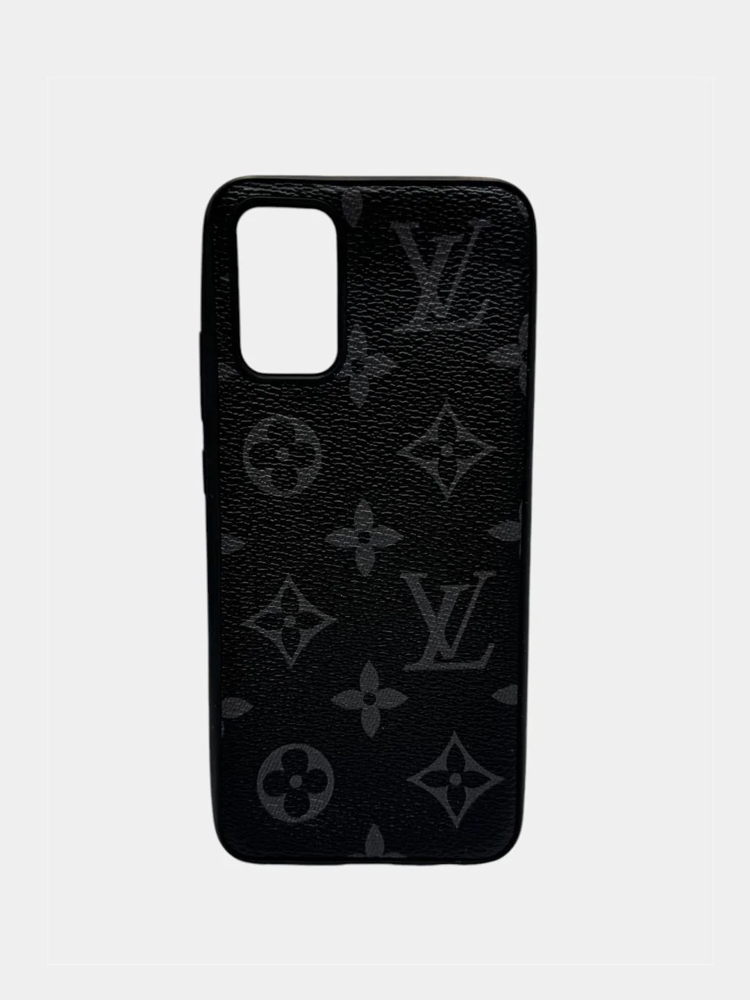 Черный чехол с принтом "LV" Samsung A02S