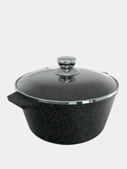 Кастрюля ALTEI Granit Perfection, с крышкой, антипригарное покрытие, 3 л / 5 л