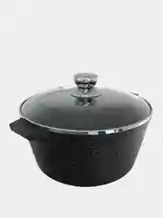 Кастрюля ALTEI Granit Perfection, с крышкой, антипригарное покрытие, 3 л / 5 л