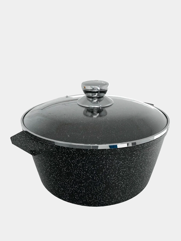 Кастрюля ALTEI Granit Perfection, с крышкой, антипригарное покрытие, 3 л / 5 л