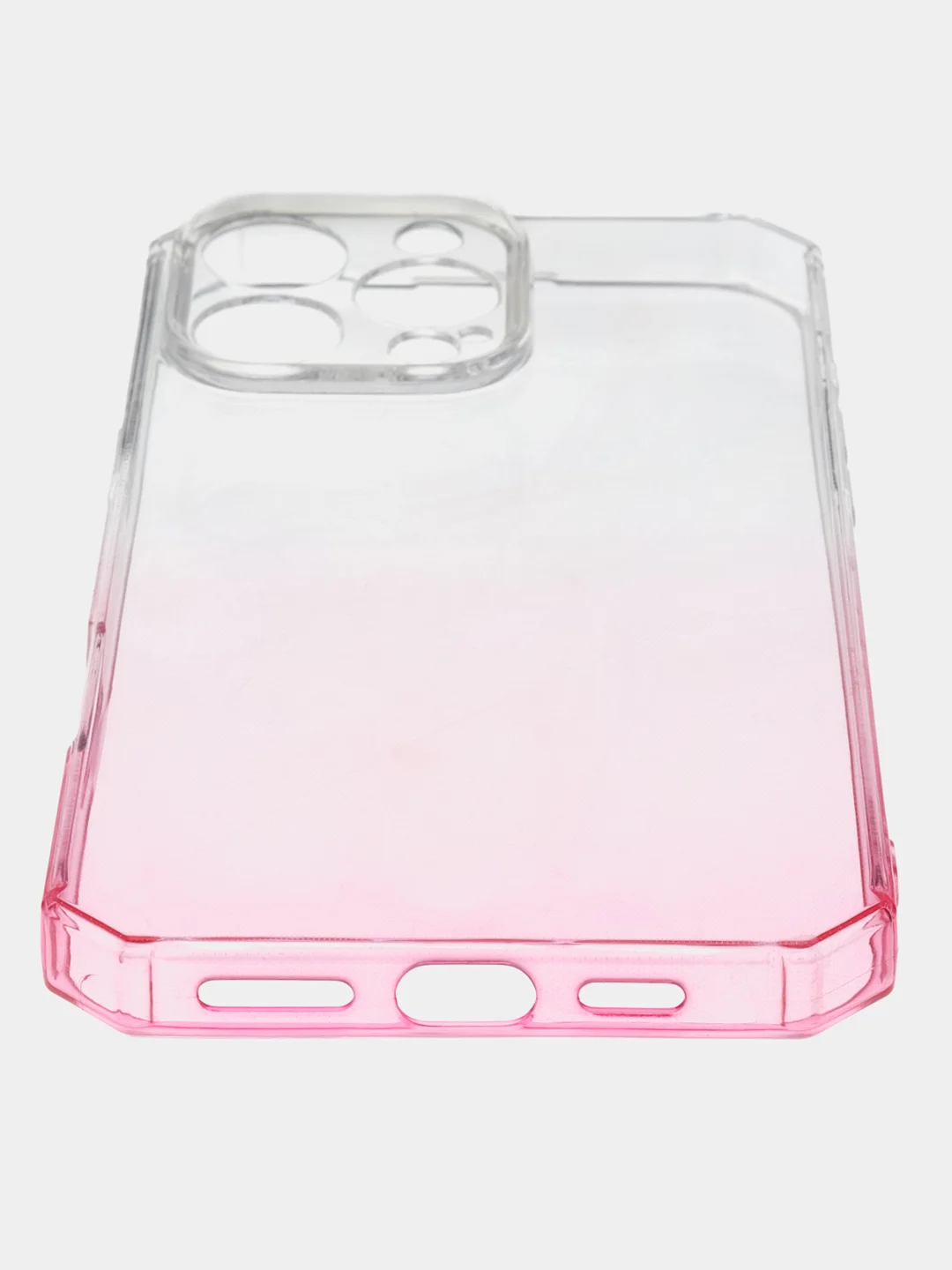 Зеленый чехол прозрачный iPhone 16 Pro Max Plus айфон про макс градиентный с защитой камеры
