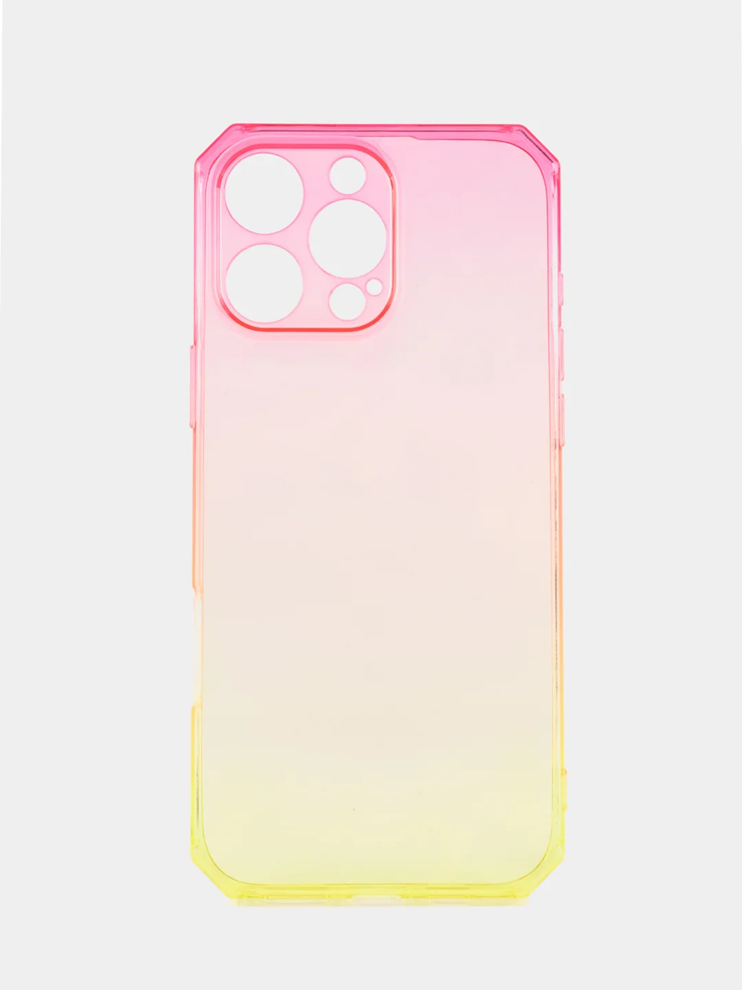 Зеленый чехол прозрачный iPhone 16 Pro Max Plus айфон про макс градиентный с защитой камеры