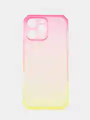 Зеленый чехол прозрачный iPhone 16 Pro Max Plus айфон про макс градиентный с защитой камеры