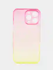 Зеленый чехол прозрачный iPhone 16 Pro Max Plus айфон про макс градиентный с защитой камеры