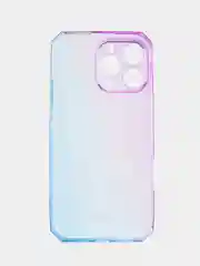 Аметистовый чехол прозрачный iPhone 16 Pro Max Plus айфон про макс градиентный с защитой камеры