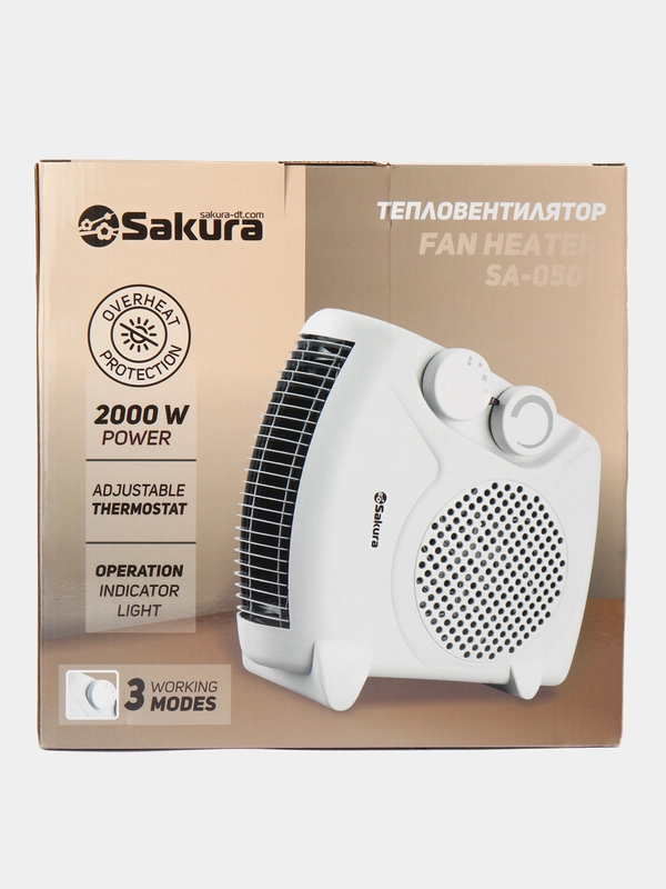 Тепловентилятор SAKURA SA-0501 спираль