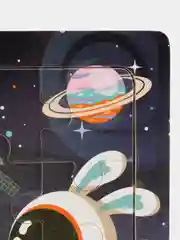 Набор 4шт: Пазлы для малышей деревянные DLED - Космос 15х15см