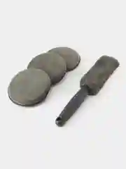 Серый набор для мойки автомобиля, 9 предметов
