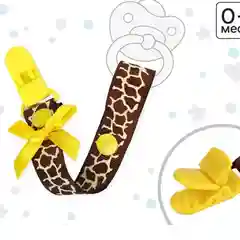 Коричневый держатель для пустышки, соски, прорезывателя с зажимом Mum&Baby