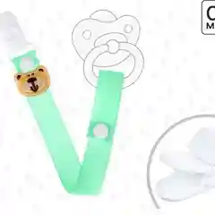 Салатовый держатель для пустышки, соски, прорезывателя с зажимом Mum&Baby