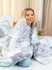 Бирюзовый пододеяльник ILMA 1,5 сп / 2 сп / евро