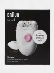 Эпилятор женский Braun Silk-epil 1 1-010, с насадкой для чувствительных зон