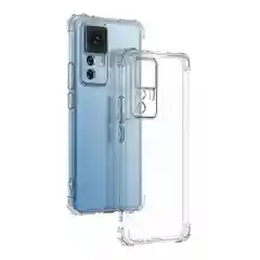 Чехол для Xiaomi 12T / 12T Pro /  K50 Ultra, с усиленными углами, силиконовый, прозрачный