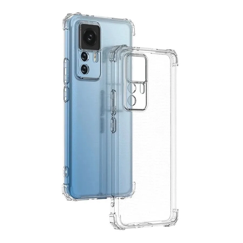 Чехол для Xiaomi 12T / 12T Pro /  K50 Ultra, с усиленными углами, силиконовый, прозрачный