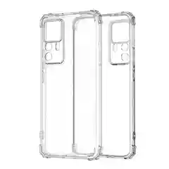 Чехол для Xiaomi 12T / 12T Pro /  K50 Ultra, с усиленными углами, силиконовый, прозрачный