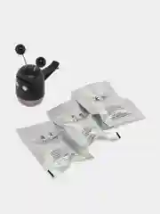 Угольный ароматизатор в авто, на дифлектор, на панель, чёрный