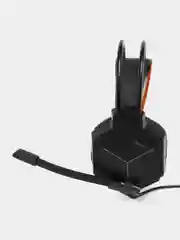 Тёмно-серый игровые наушники с микрофоном и RGB-подсветкой